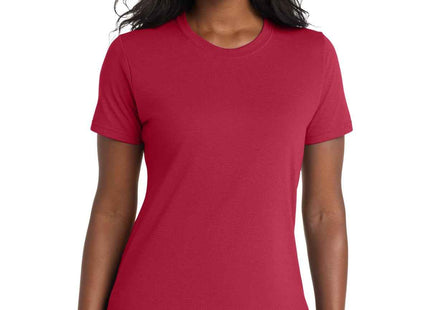 Port & Co Women's Core Blend Tee LPC55 Red
