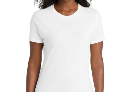 Port & Co Women's Core Blend Tee LPC55 White