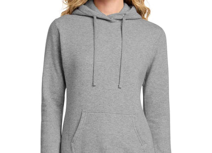 Port & Co Women's Core Fleece Pullover Hooded Sweatshirt LPC78H Athletic Heather