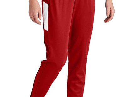 SportTek Women's Travel Pant LPST800 Deep Red White