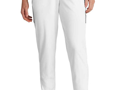 SportTek Women's Travel Pant LPST800 White Iron Grey