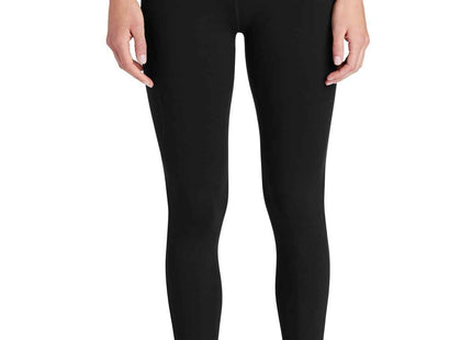 SportTek Women's High Rise 7/8 Legging LPST891 Black