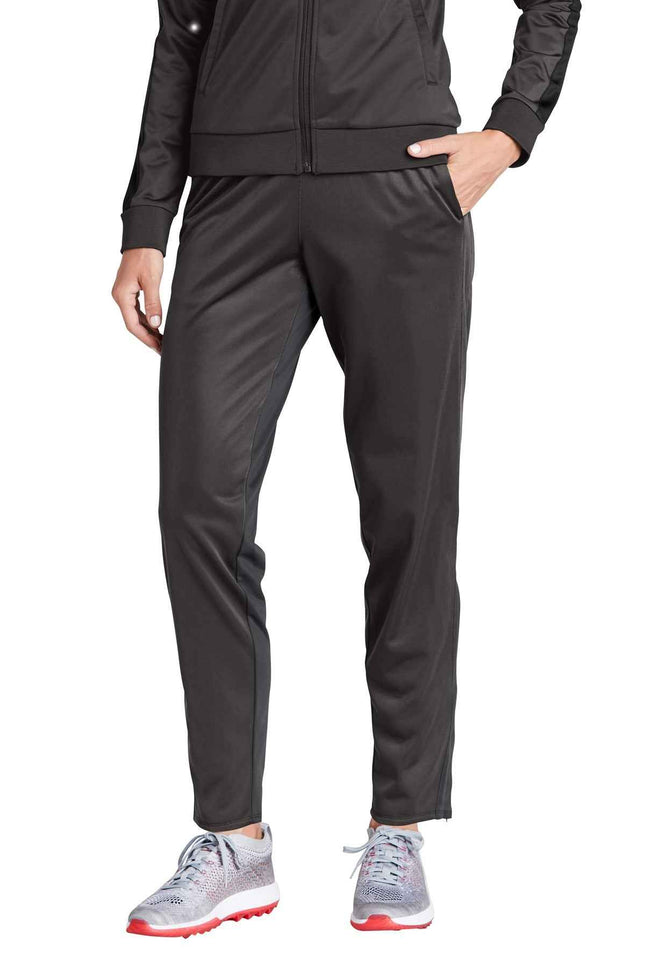 SportTek Women's Tricot Track Jogger LPST95 Graphite