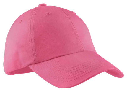 Port Authority Women's GarmentWashed Cap LPWU Bright Pink OSFA
