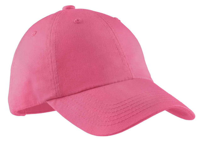 Port Authority Women's GarmentWashed Cap LPWU Bright Pink OSFA