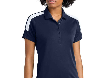 SportTek Women's Competitor United Polo LST104 True Navy White