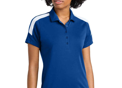 SportTek Women's Competitor United Polo LST104 True Royal White