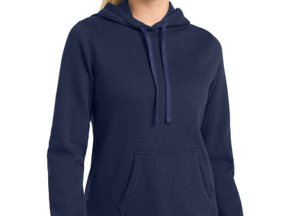 SportTek Women's Pullover Hooded Sweatshirt LST254 True Navy