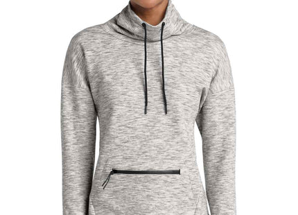 SportTek Women's Triumph Cowl Neck Pullover LST280 Athletic Heather