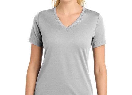 SportTek Women's PosiCharge RacerMesh VNeck Tee LST340