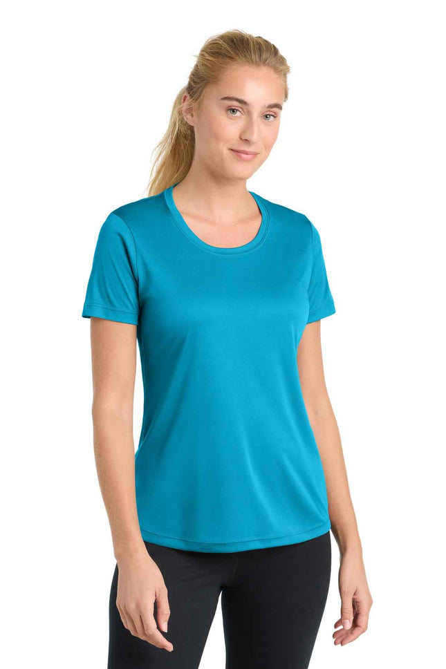SportTek Women's PosiCharge Competitor Tee LST350 Atomic Blue