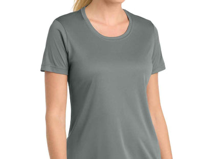 SportTek Women's PosiCharge Competitor Tee LST350 Grey Concrete