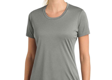 SportTek Women's PosiCharge Competitor Tee LST350 Grey Concrete Heather
