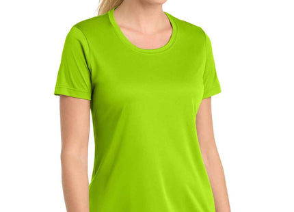 SportTek Women's PosiCharge Competitor Tee LST350 Lime Shock