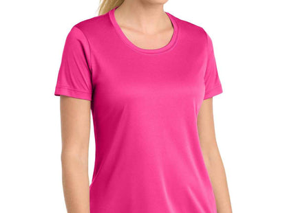 SportTek Women's PosiCharge Competitor Tee LST350 Neon Pink