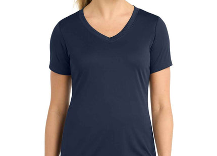 SportTek Women's PosiCharge Competitor VNeck Tee LST353 True Navy