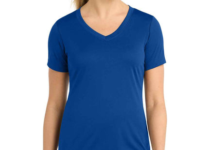 SportTek Women's PosiCharge Competitor VNeck Tee LST353 True Royal