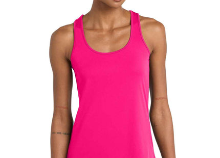 SportTek Women's PosiCharge Competitor Racerback Tank LST356 Neon Pink