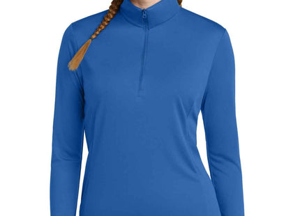 SportTek Women's PosiCharge Competitor 1/4Zip Pullover LST357 True Royal