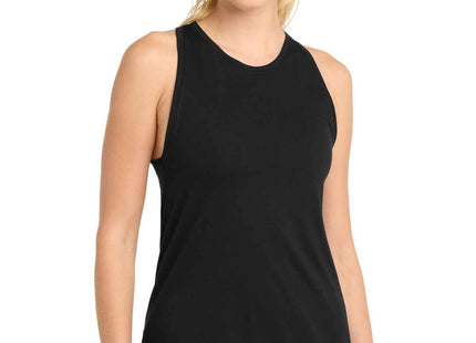 SportTek Women's PosiCharge TriBlend Wicking Tank LST402 Black Triad Solid