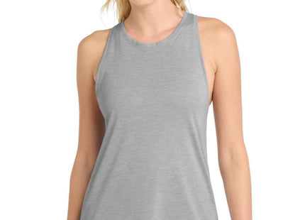 SportTek Women's PosiCharge TriBlend Wicking Tank LST402 Light Grey Heather