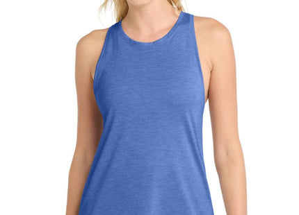 SportTek Women's PosiCharge TriBlend Wicking Tank LST402 True Royal Heather
