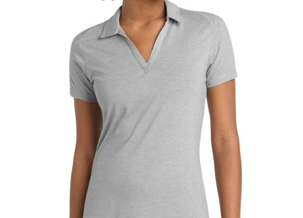 SportTek Women's PosiCharge TriBlend Wicking Polo LST405 Light Grey Heather