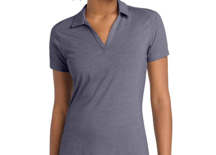 SportTek Women's PosiCharge TriBlend Wicking Polo LST405 True Navy Heather