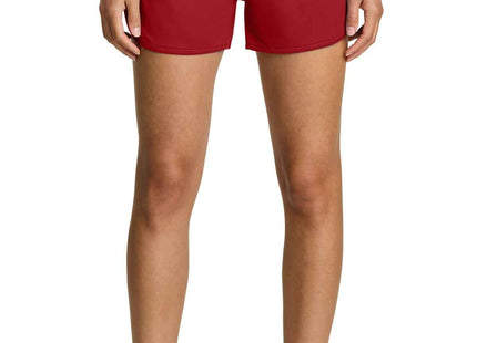 SportTek Women's Club 3" Track Short LST447 Deep Red