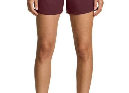 SportTek Women's Club 3" Track Short LST447 Maroon