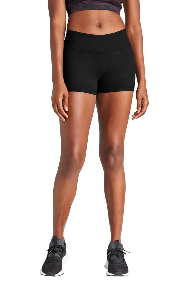 SportTek Women's Interval 3" Short LST475 Black