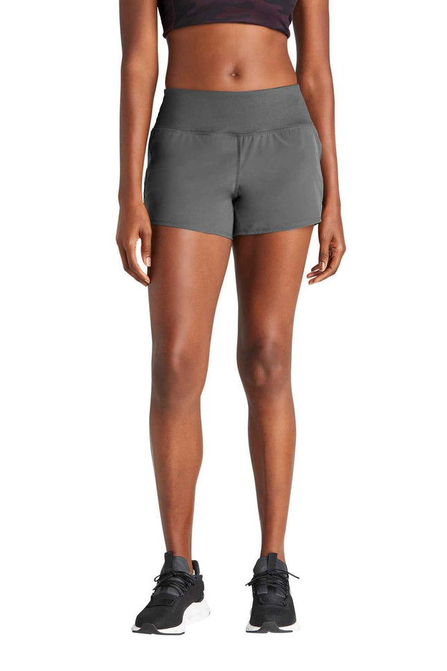 SportTek Women's Repeat Short LST485 Iron Grey