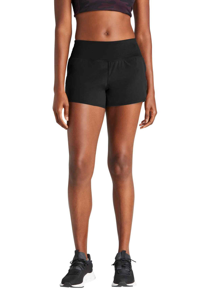 SportTek Women's Repeat Short LST485 Black