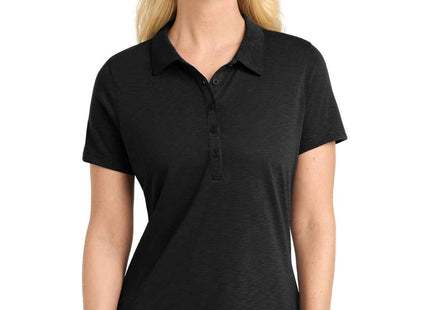 SportTek Women's PosiCharge Strive Polo LST530 Black