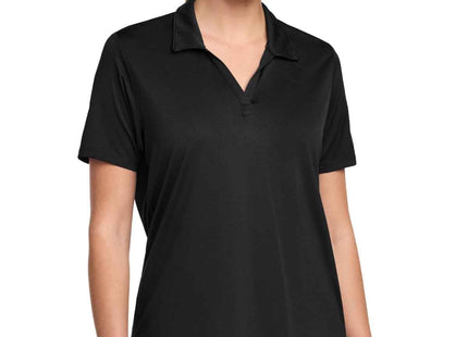 SportTek Women's Sideline Polo LST535 Black
