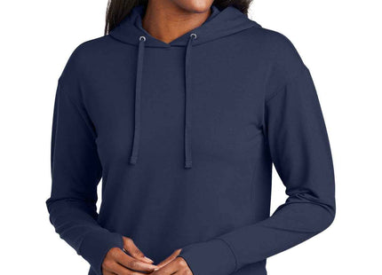 SportTek Women's SportWick Flex Fleece Pullover Hoodie LST562 True Navy