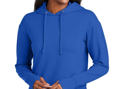 SportTek Women's SportWick Flex Fleece Pullover Hoodie LST562 True Royal