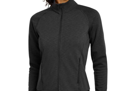 SportTek Women's PosiCharge Strive FullZip LST570 Black