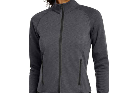 SportTek Women's PosiCharge Strive FullZip LST570 Graphite