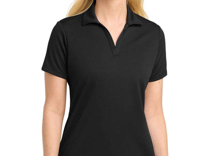 SportTek Women's PosiCharge RacerMesh Polo LST640 Black