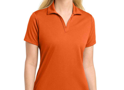 SportTek Women's PosiCharge RacerMesh Polo LST640 Deep Orange