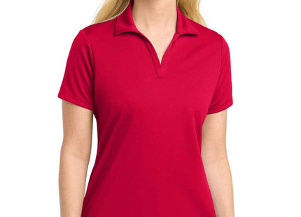 SportTek Women's PosiCharge RacerMesh Polo LST640 Deep Red