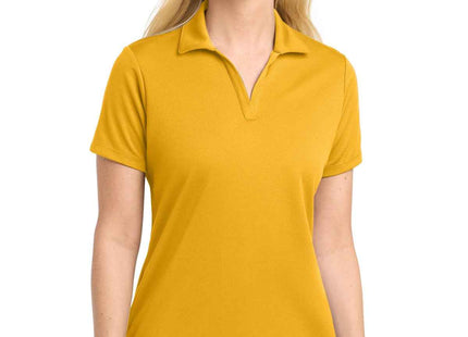 SportTek Women's PosiCharge RacerMesh Polo LST640 Gold