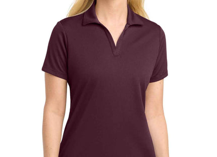 SportTek Women's PosiCharge RacerMesh Polo LST640 Maroon