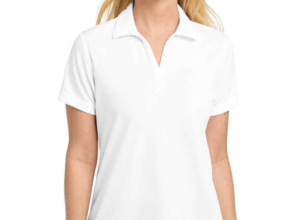 SportTek Women's PosiCharge RacerMesh Polo LST640 White