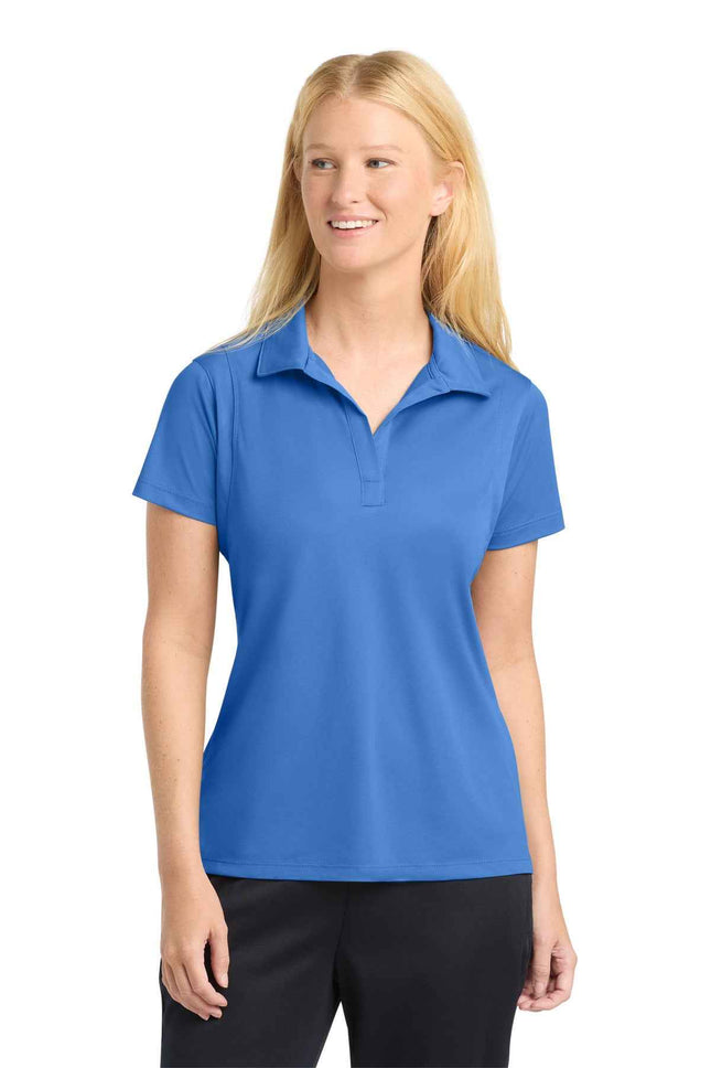 SportTek Women's Micropique SportWick Polo LST650 Blue Lake