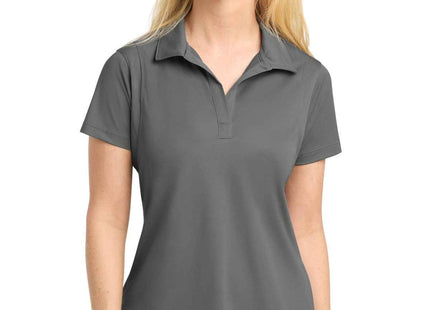 SportTek Women's Micropique SportWick Polo LST650 Grey Concrete