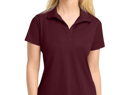 SportTek Women's Micropique SportWick Polo LST650 Maroon