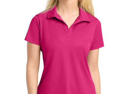 SportTek Women's Micropique SportWick Polo LST650 Pink Raspberry