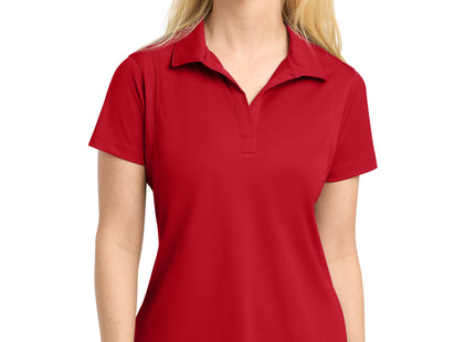 SportTek Women's Micropique SportWick Polo LST650 True Red